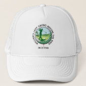 Casquette Bachelor Party Golfer Nom Dernier Swing Golf Servi (Devant)