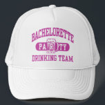 Casquette Bachelorette<br><div class="desc">Bachelorette Party Drinking Team t-shirts et cadeaux</div>