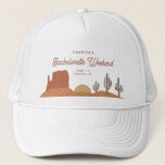 Casquette Bachelorette du désert à thème Cactus<br><div class="desc">Il s'agit d'un modèle casquette de soirée de bachelorette désert avec des éléments du sud-ouest et un jeu de polices sur le thème du rodéo. Toutes les polices et les couleurs sont modifiables // Pour les articles correspondants, visitez la collection "BETTY" dans le magasin Sincerely By Nicole Zazzle. * Si...</div>