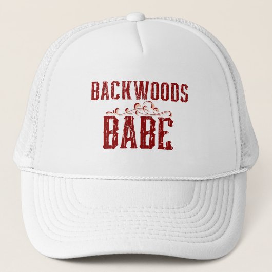 Casquette Backwoods Babe Typographie (Devant)
