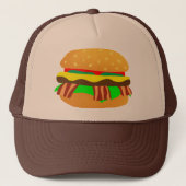 Casquette Bacon Cheeseburger (Devant)