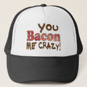 Casquette Bacon Crazy (Devant)