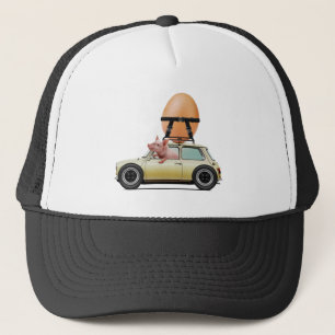 Casquette Bacon et œufs en mouvement – Vin Zzep Art