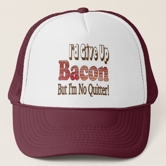 Casquette Bacon Quitter (Devant)