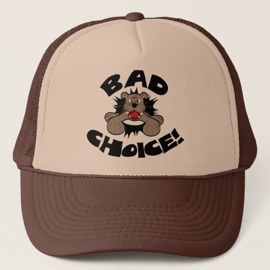 Casquette Bad Choice Buldog (Devant)