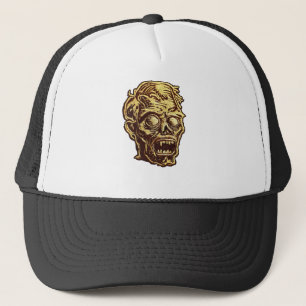 Casquette Badge brodé Zombie Doré Art