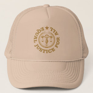 Casquette Badge de justice or pour tous