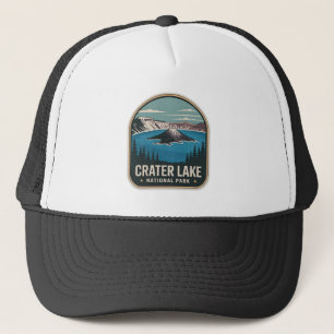 Casquette Badge Vintage du Parc National de Crater Lake