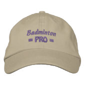 Casquette Badminton PRO (Devant)