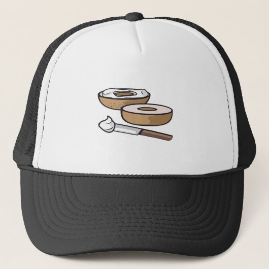 Casquette bagel et fromage crème (Devant)