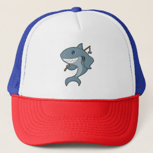 Casquette Baguette de pêche du requin