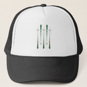 Casquette Baguettes magiques (Vert) Chapeau de camion (12 co