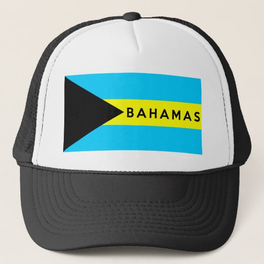 Casquette bahamas nom du symbole du drapeau national (Devant)