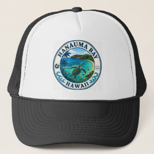 Casquette Baie de Hanauma Hawaii Logo Voyage Rétro 
