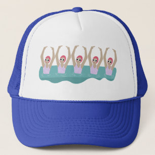 Casquette Baigneurs artistiques   Illustration de natation a