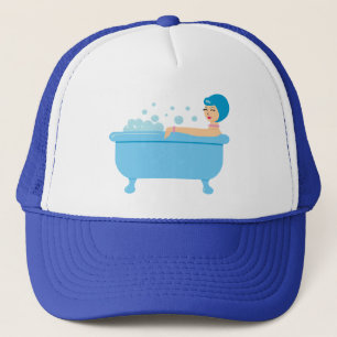 Casquette Baignoire de bulle rétro fille