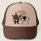 Casquette Baiser de Bulldog français (Devant)