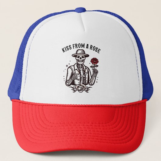Casquette Baiser d'une rose (Devant)