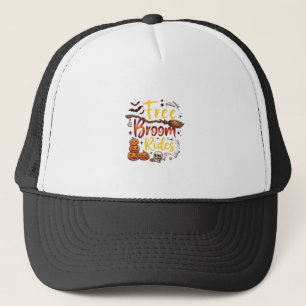 Casquette Balais Gratuits Promenades Halloween Citrouilles C