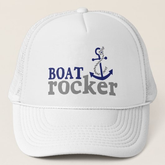 Casquette Balancier nautique de bateau d'humour (Devant)
