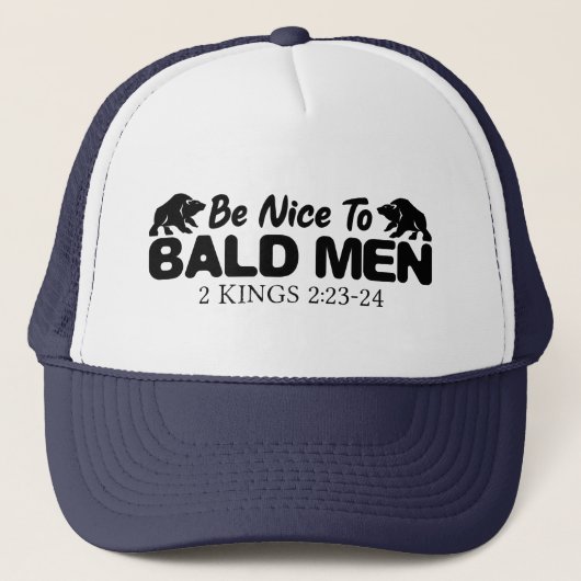 Casquette Bald Men Christian Bible Verse (Devant)