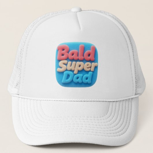 Casquette Bald Super Dad (Devant)