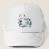 Casquette Baleine Béluga Bleue (Devant)