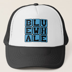 Casquette Baleine bleue, mammifère marin