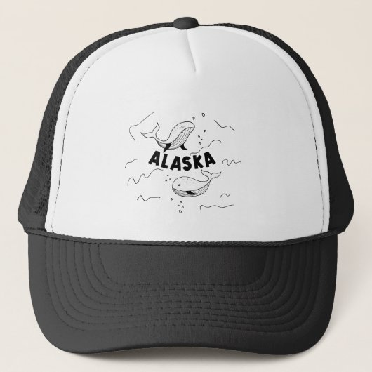 Casquette Baleines d'Alaska (Devant)