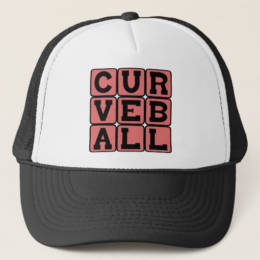 Casquette Balle courbe, lancer de baseball (Devant)