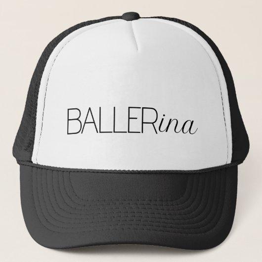 Casquette "Baller" Ballerine (Devant)