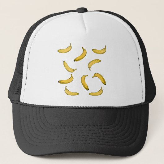 Casquette Banana pattern sketch version (Devant)