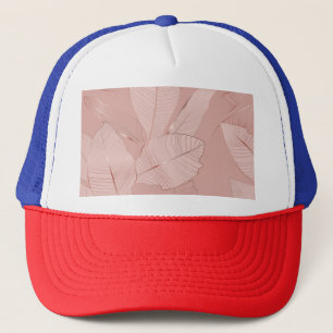 Casquette Banane, feuilles de palmiers : cuivre brillant.