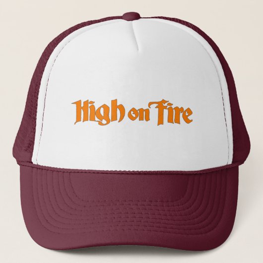 Casquette bande de feu haute (Devant)