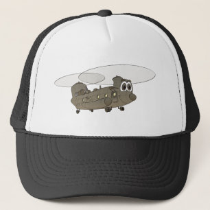 Casquette Bande dessinée chinook d'hélicoptère
