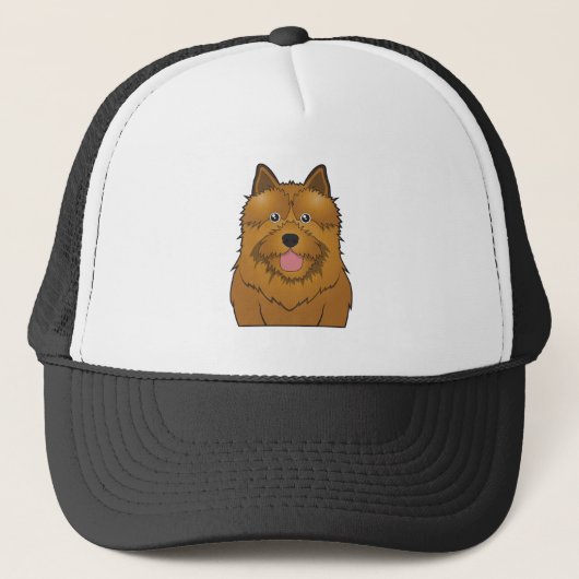 Casquette Bande dessinée de Norwich Terrier (Devant)