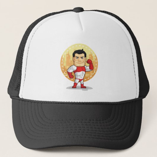 Casquette Bande dessinée de super héros (Devant)