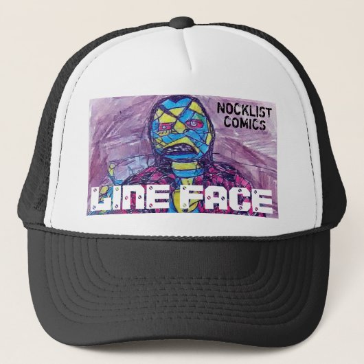 Casquette Bande dessinée LINE FACE NOCKLIST (Devant)