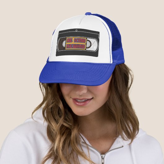 Casquette Bande VHS Rewind (En situation)