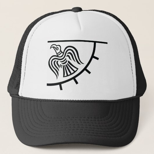 Casquette Bannière de Raven (drapeau de Viking) (Devant)