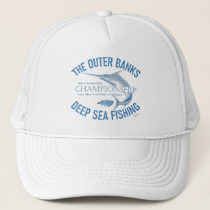 Casquette Banques extérieures Pêche en mer profonde OBX Bleu