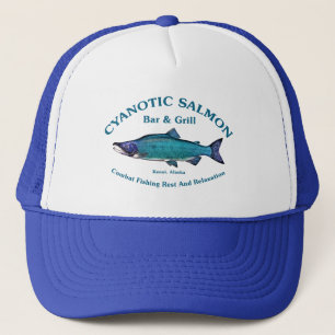 Casquette Bar et Grill Saumon Cyanotique