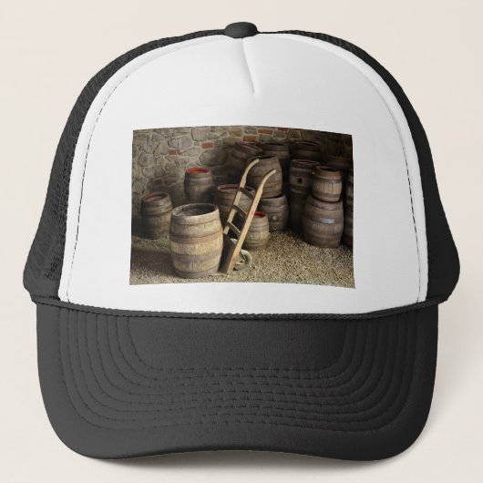 Casquette Barils De Vin Au Sous-Sol (Devant)