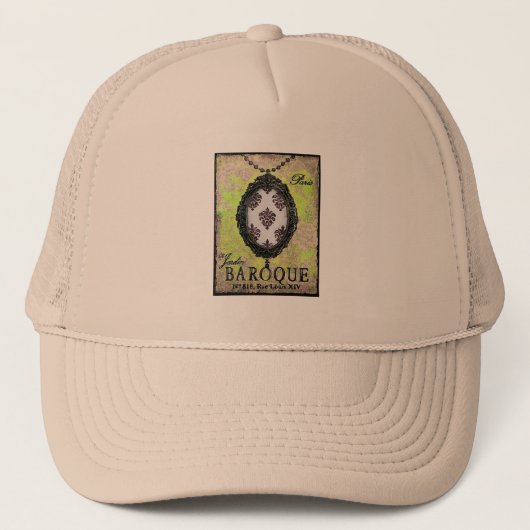 Casquette baroque - (Devant)