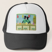 Barre en bambou de border collie Tiki