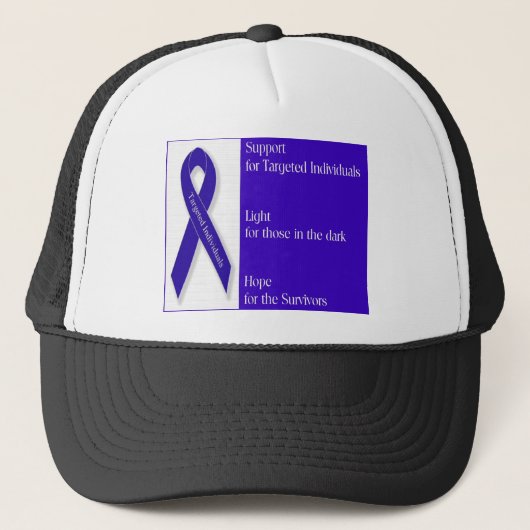 Casquette bas de boule avec le logo de ruban (Devant)