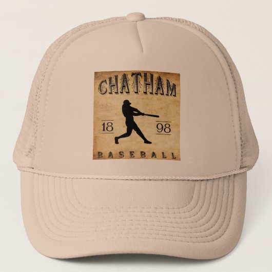 Casquette Base-ball 1898 de Chatham Ontario Canada (Devant)