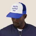Casquette Baseball Cap/Trucker's Hat - "WORLD'S GREATEST DAD<br><div class="desc">This cap makes a great Father's Day gift for the dad that enjoys wearing caps.  It also makes a wonderful birthday gift or can be presented any time you want to let him know he's a great father.</div>