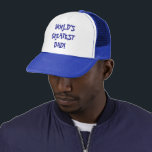 Casquette Baseball Cap/Trucker's Hat - "WORLD'S GREATEST DAD<br><div class="desc">This cap makes a great Father's Day gift for the dad that enjoys wearing caps.  It also makes a wonderful birthday gift or can be presented any time you want to let him know he's a great father.</div>