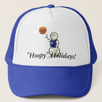 Casquette Basket-ball Snowman Noël